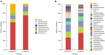 The occurrence of clubroot in cruciferous crops correlates with the chemical and microbial characteristics of soils